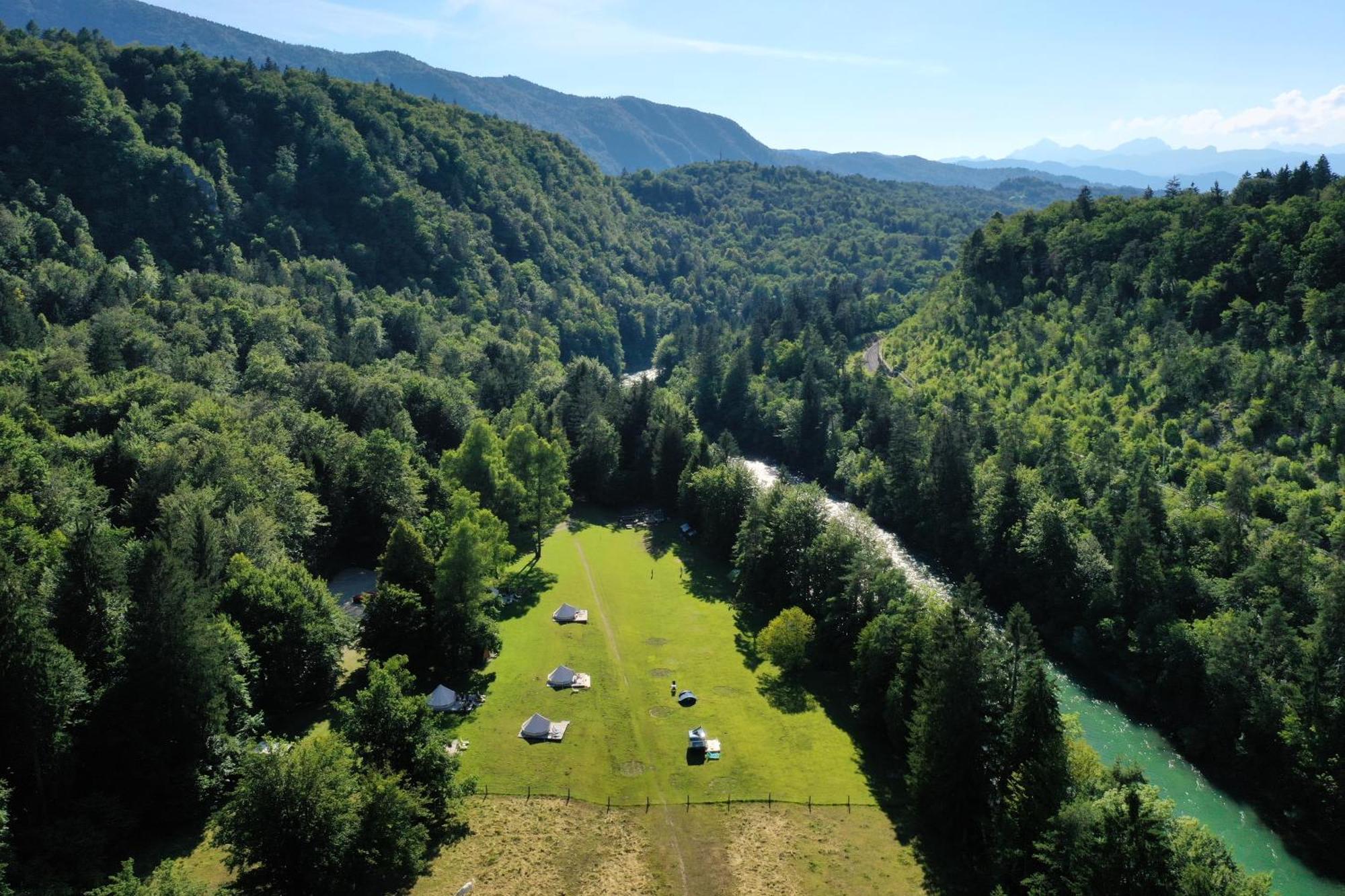 Eco River Camp - Pitches Radovljica Exteriér fotografie