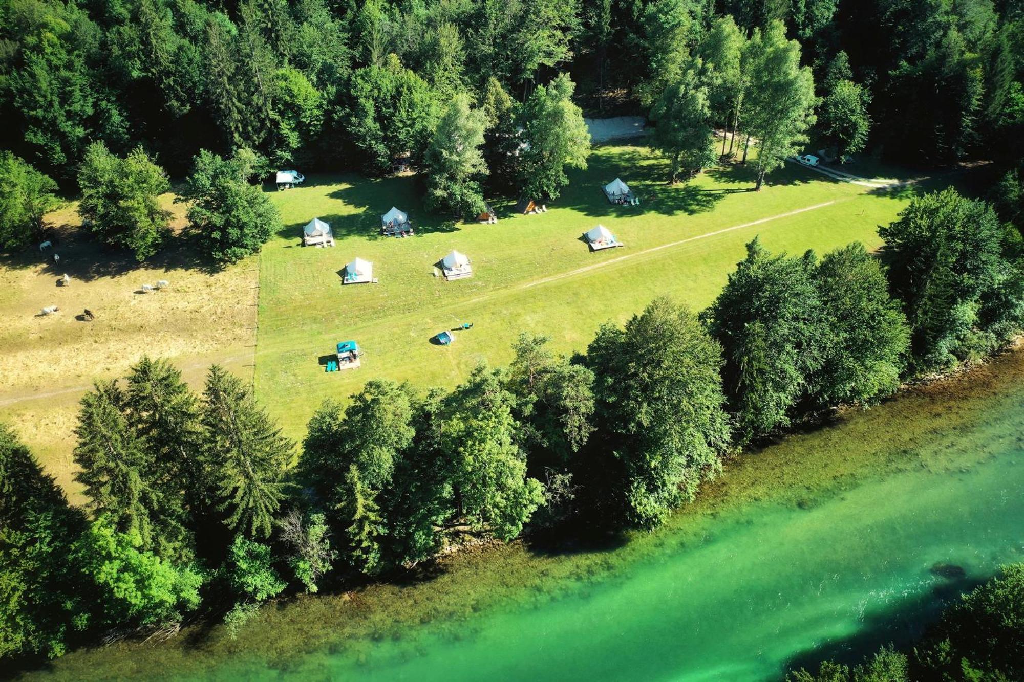 Eco River Camp - Pitches Radovljica Exteriér fotografie